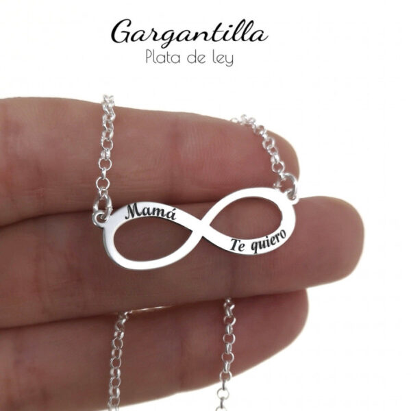 Gargantilla infinito Mamá te quiero
