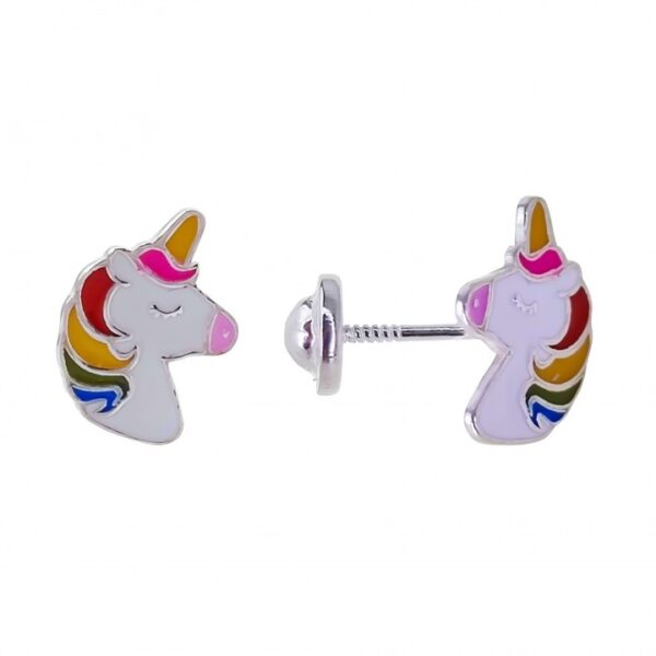 Pendiente infantil unicornio