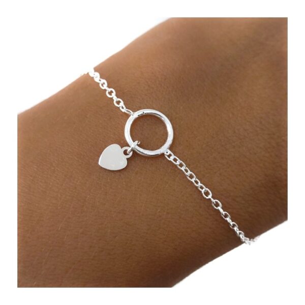 Pulsera forzada karma corazón